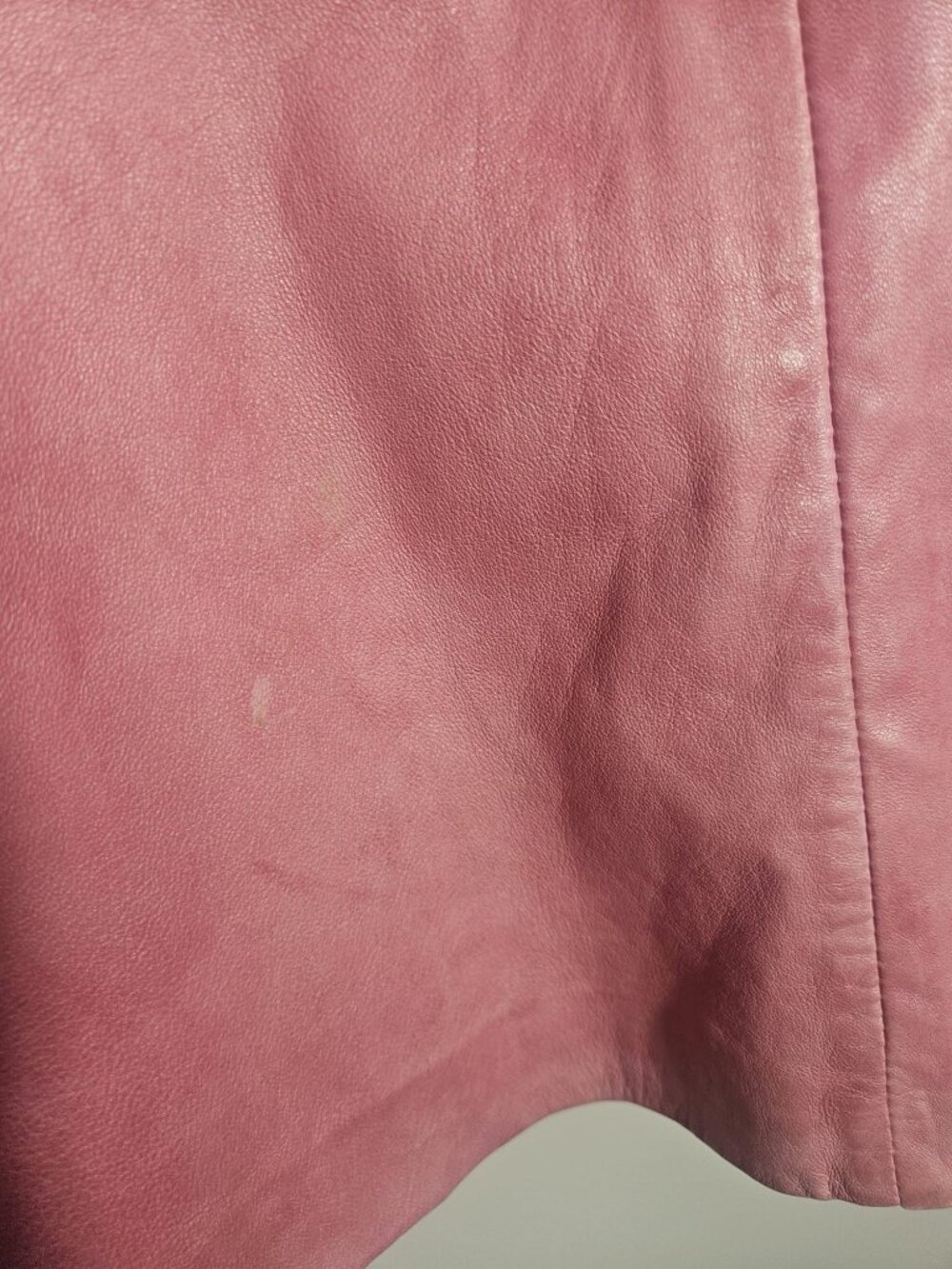Marc A Dolci Pink Leather Jacket - Large - Picture 9 of 10